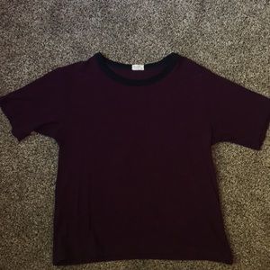 purple and blue brandy Melville shirt